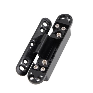 三维可调隐形门合页单边开槽隐藏合页内外开折叠木门暗装十字铰链