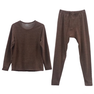 格凯6G热能衣320克加厚速暖发热保暖内衣 德绒磨毛秋衣秋裤套装男