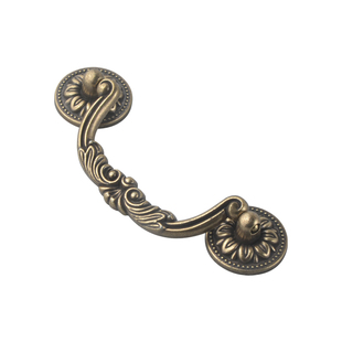 欧式青古铜拉手橱柜衣柜抽屉门把手现代简约柜子复古铜合金小拉手