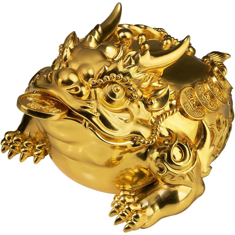 铜师傅《勇猛金蟾》摆件