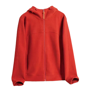 2025年新款秋冬季连帽卫衣女加绒衫加厚运动休闲保暖拉链开衫外套