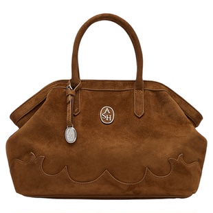 ASH女包26夏季新款JUSTINE TEXAS手袋真皮纯色拉链手提包