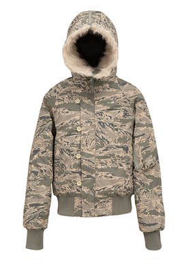 VLABMADE虎纹迷彩毛领座山雕棉服