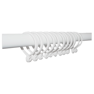 窗帘环挂环罗马杆配件圆环窗帘挂钩环吊环圈圈窗帘圈扣环钩子拉环