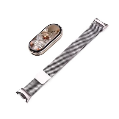 适用于小米手环10表带9米兰尼斯金属磁吸8NFC版腕带新款Xiaomi智能运动手表band10/9陶瓷高级男女士替换带夏