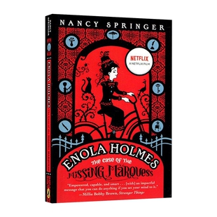 英文原版 Enola Holmes The Case of the Missing Marquess 天才少女福尔摩斯1 英文版 进口英语原版书籍儿童图书
