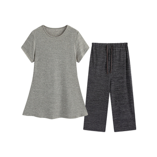 2026新款春夏季孕妇装宽松居家外穿潮妈孕期孕妈高级感穿搭一套装