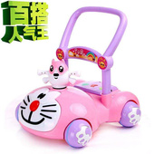 滑行车小型推车轮室外2岁男女静音1岁防侧翻滑g轮学走路手推车男