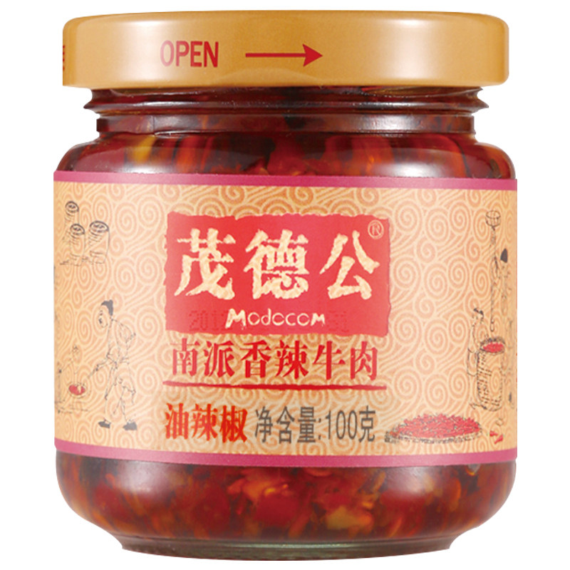 茂德公香辣牛肉拌面酱100g下饭菜