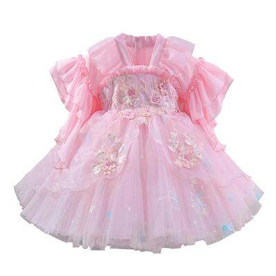 汉服女童夏季裙子2024夏装新款