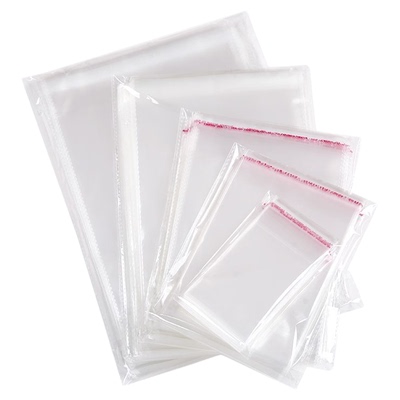 opp袋自粘袋小号袋透明袋足厚饰品袋礼品袋定制包装袋服装包装袋