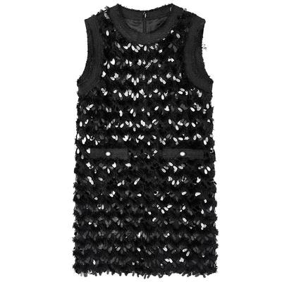 MOFAN摩凡冬新款黑色连衣裙