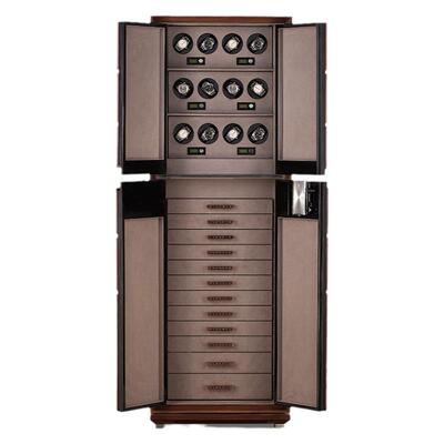 开合智能珠宝保险柜自动摇表器