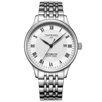 天王歆动防水情侣自动机械表