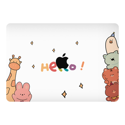 皮质彩绘壳适用于苹果笔记本电脑