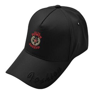 前苏联CCCP苏维埃联盟社会主义USSR鸭舌帽子男女防晒遮阳帽棒球帽