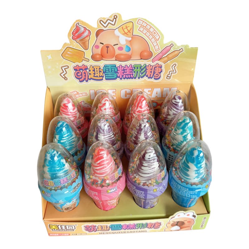 美佳园雪糕形棒棒糖多口味盒装