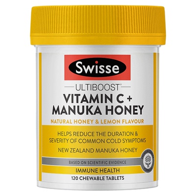 swisse维生素c1000mg美白免疫抵抗力高浓vc口服咀嚼维他命c缓释片