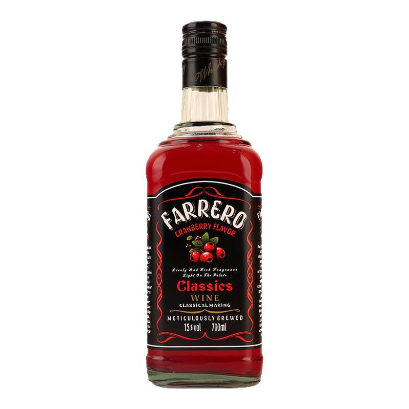 蔓越莓果味利口酒洋酒大瓶基酒力娇酒网红微醺晚安甜酒鸡尾酒调酒