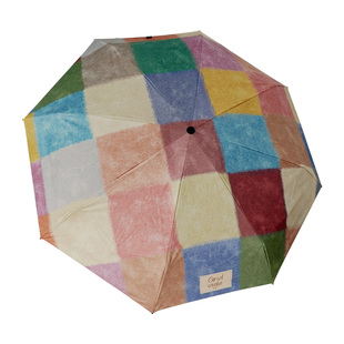 复古ins风太阳伞防晒防紫外线女自动雨伞小巧便携晴雨两用遮阳伞