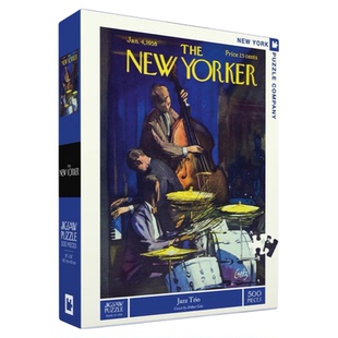 纽约客New Yorker拼图大杂烩1000片绝版系列成人版高难度手工玩具
