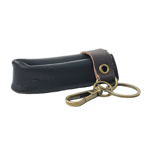 真皮烟斗架醒草盘头层植鞣牛皮烟斗展示架托斗草托盘男士烟具配件