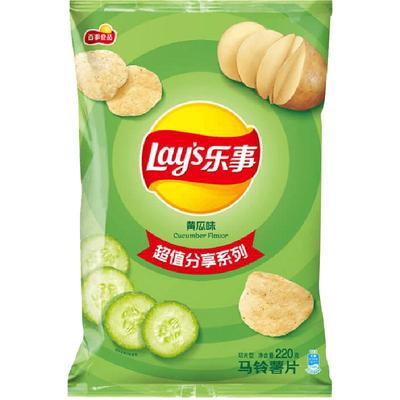 乐事薯片Lay&rsquo黄瓜220g×1包