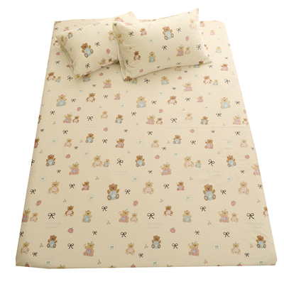 可爱温柔小熊牛奶绒被套卡通柔软