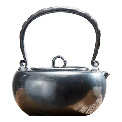 学古致真银壶999纯银日式