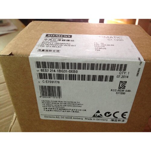 议价西门子S7-1200CPU1214C6ES7214 6ES7 214-1BG31-OXBO/0XB0升1