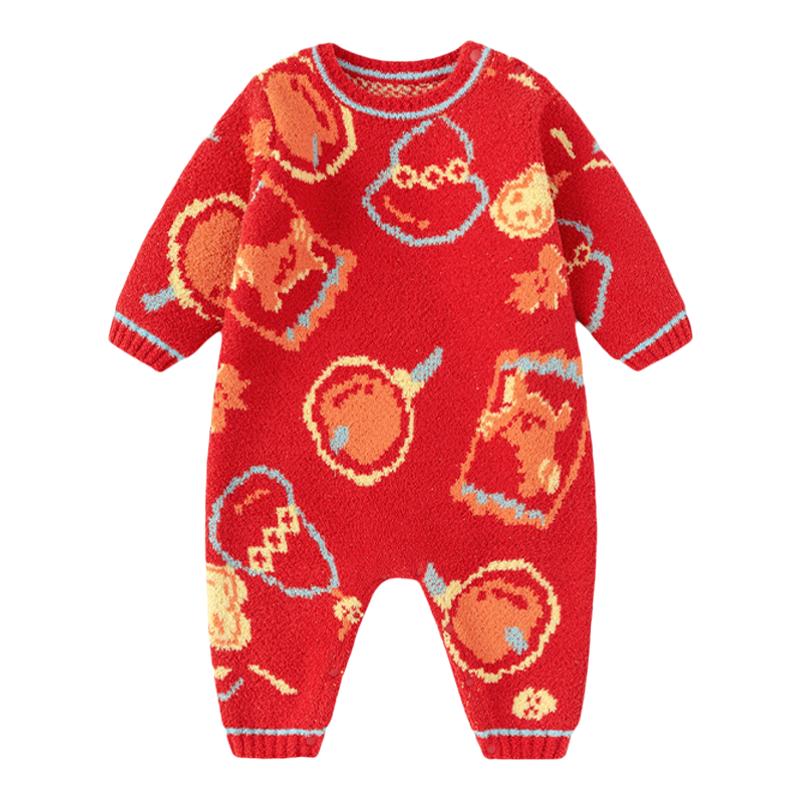 巴拉巴拉童装宝宝内着连体衣年服