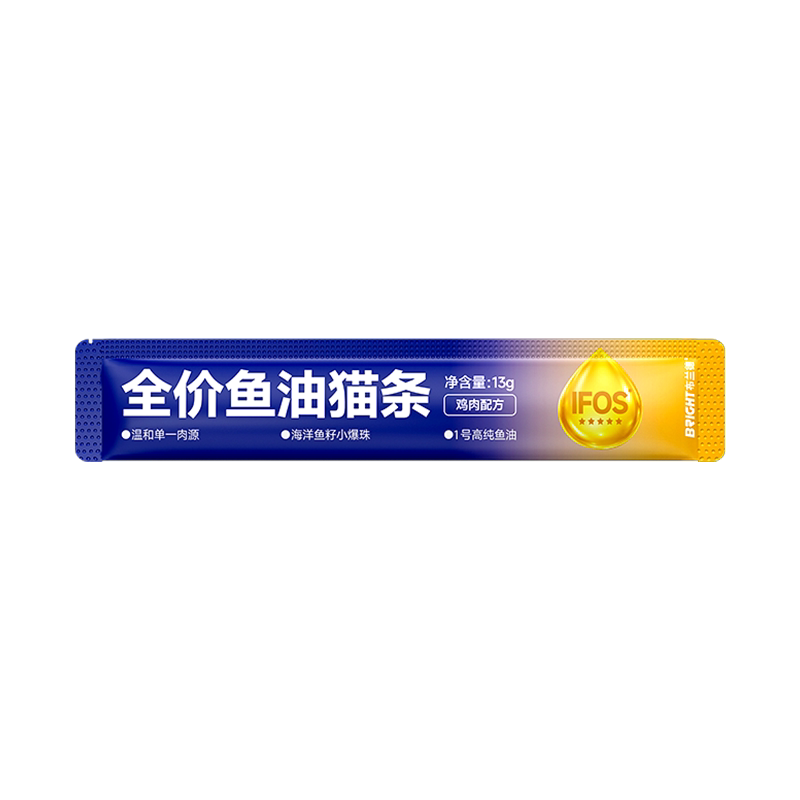 【爱宠礼】布兰德新品鱼油猫条pro鸡肉味13g