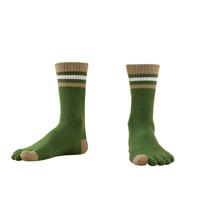 五趾袜男纯棉高筒束腰