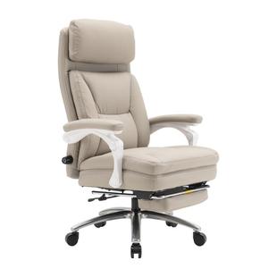 西昊L6真皮老板椅舒适人体工学椅可躺电脑椅家用办公书房沙发椅子