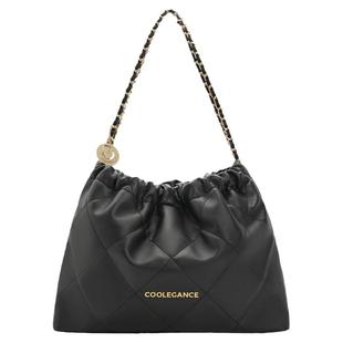 百丽包包女大容量托特包流浪包女友礼物红色链条包单肩包X6603AX3