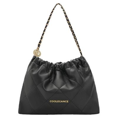 百丽女士休闲菱格时尚百搭斜挎包