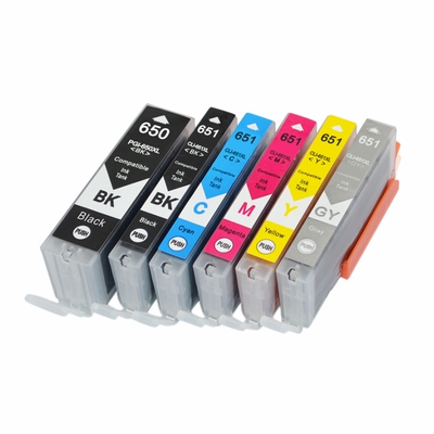 适用CANON MX726 MX926 MG5460 MG6360 IP7260墨盒PGI650 CLI651