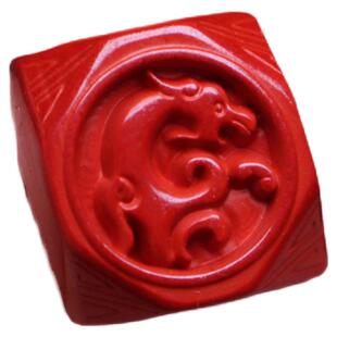 天然原矿朱砂帝王砂六方四象珠顶腰珠隔珠菩提手长串手持diy配饰