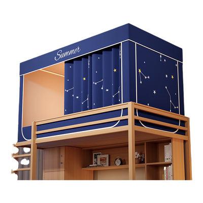 宿舍床帘蚊帐一体式上铺强遮光