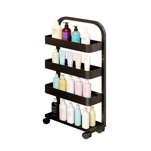 厨房多层夹缝置物架卫生间缝隙冰箱侧夹缝柜小推车可移动收纳架子