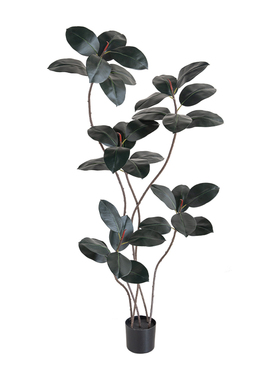 仿真绿植黑金刚橡皮树诧寂风装饰