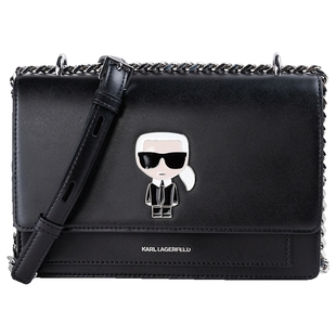 【陈列品】Karl Lagerfeld老佛爷图案链条单肩挎包女士XY