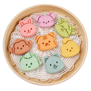 12十二生肖一口馒头模具卡通动物造型花样面食烘焙DIY家用烘焙模