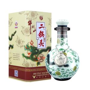 牛栏山二锅头高度白酒53度珍品三十(30)青龙500ml*1瓶清香型酒水