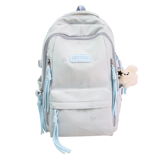 书包初中生女生2025新款高中生小学生轻便背包高颜值ins风双肩包