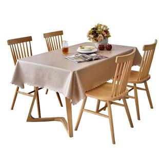 加厚高档欧式防油防水免洗餐桌布长方形茶几桌垫家用餐厅酒店台布