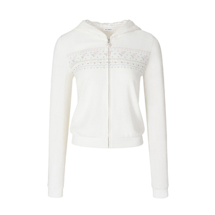 SILKY MIRACLE针织帽衫Fair Isle睡衣高级感女可外穿套装家居服春