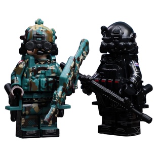 三角洲行动威龙特种兵使命召唤军事武器乐高人仔积木玩具手办模型