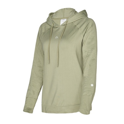 JSC长袖蓄热加厚毛圈连帽健身服