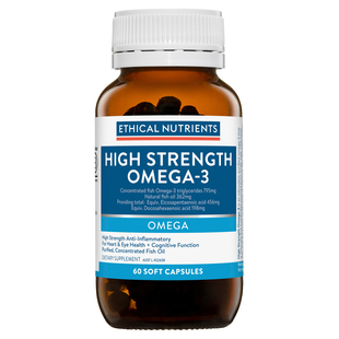 益嘉恩高浓度深海rTG鱼油胶囊OMEGA3心血管养护EthicalNutrients